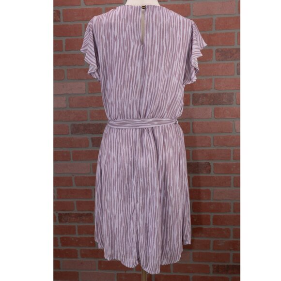 NWT - Purple Flutter Sleeve Dress - Size Small - Picture 4 of 13